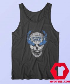 WWE Stone Cold Distressed Blue Smoke Tank Top