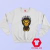 A Bathing Ape Baby Milo Fire Head Unisex Sweatshirt