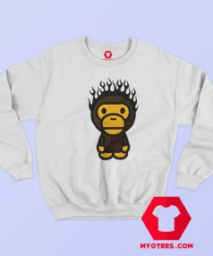 A Bathing Ape Baby Milo Fire Head Unisex Sweatshirt