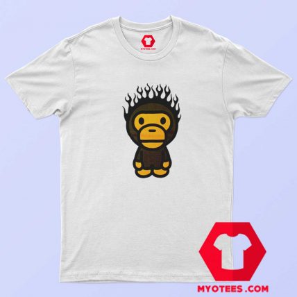 A Bathing Ape Baby Milo Fire Head Unisex T Shirt