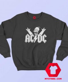 ACDC Simpsons Parody Rock Homer Sweatshirt