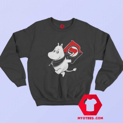 Antifa Moomin Anti Fascist Unisex Sweatshirt