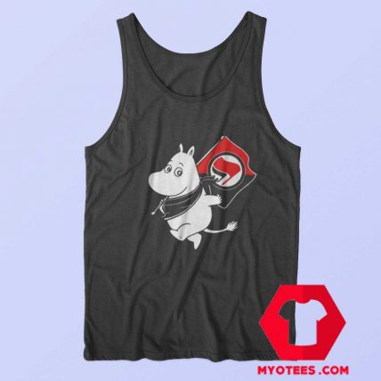 Antifa Moomin Anti Fascist Unisex Tank Top