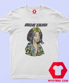 Billie Eilish Colorful Anime Portrait Unisex T Shirt