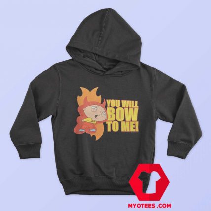 Cartoon Vintage Stewie Bow To Me Hoodie