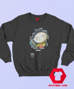 Cartoon Vintage Stewie Griffin Miner Unisex Sweatshirt