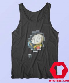 Cartoon Vintage Stewie Griffin Miner Unisex Tank Top