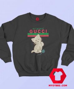 Cute Cat Ballon Gucci Original Unisex Sweatshirt