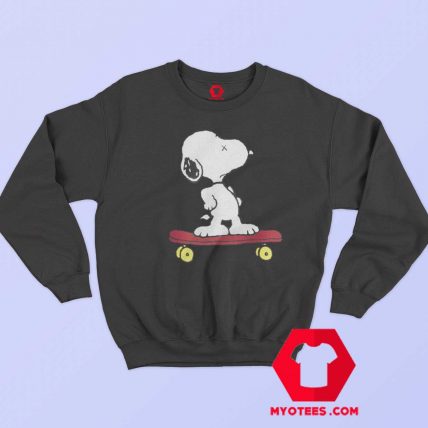 Cute KAWS x Calm Snoopy Peanuts Sweatshirt