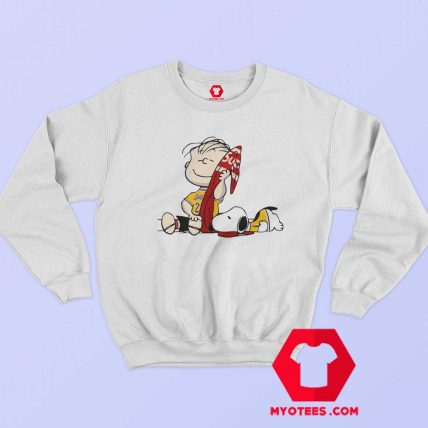 Cute Supreme Snoopey Peanut Lakers Sweatshirt