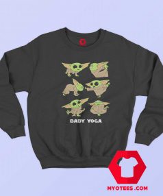 Funny Baby Yoda Yoga Parody Unisex Sweatshirt