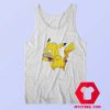 Funny Pikachu Homer Simpson Graphic Tank Top