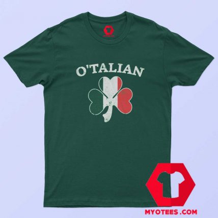 OTalian Italian Irish Shamrock Unisex T Shirt