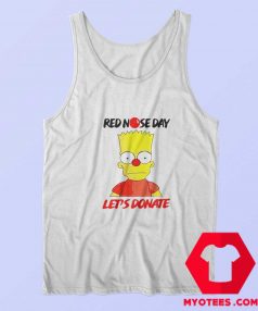 Simpson Red Nose Day Lets Donate Tank Top