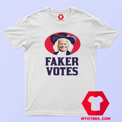 Sleepy Joe Faker Votes Parody Political T Shirt