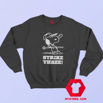 Snoopy Peanuts Vintage Strike Three Sweatshirt