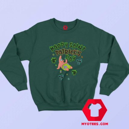 SpongeBob Happy Saint Patrick Day Bubbles Sweatshirt