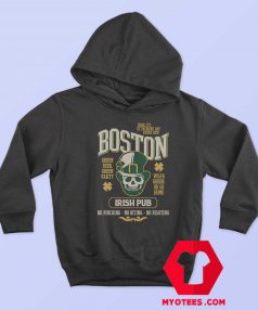 St Patricks Day Boston leprechaun Skeleton Hoodie