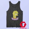 Vintage Funny Lisa Simpson Nobody Cares Tank Top