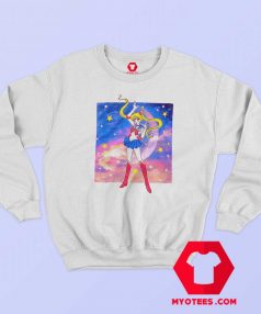 Vintage Sailor Moon Sunset Pose Unisex Sweatshirt