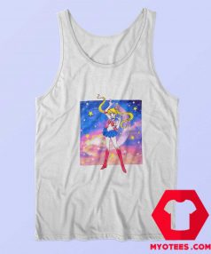 Vintage Sailor Moon Sunset Pose Unisex Tank Top