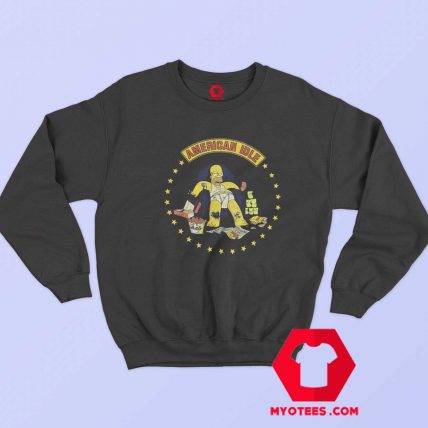 Vintage Simpsons Homer American Idle Sweatshirt