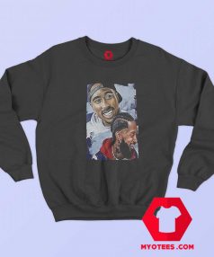 Vintage Tupac Shakur And Nipsey Hussle Sweatshirt