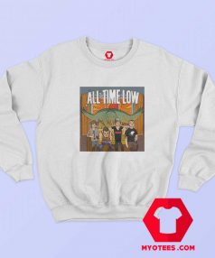 All Time Low Don t Panic Tour Band Sweatshirt