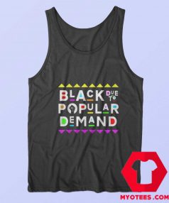 Black Due To Popular Demand 90s Style Tank Top