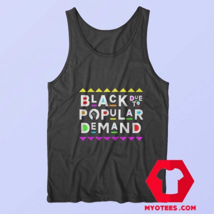 Black Due To Popular Demand 90s Style Tank Top