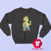 Chillin Simpsons With Skateboard Unisex Sweatshirt