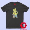 Chillin Simpsons With Skateboard Unisex T Shirt