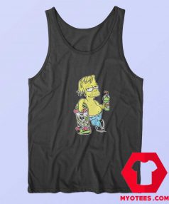 Chillin Simpsons With Skateboard Unisex Tank Top