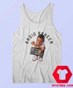 Cool Retro Raheem Toon Take Radio Tank Top