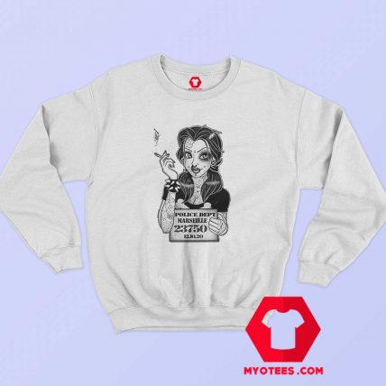 Disney Princess Tattoo Punk Girl Polizei Sweatshirt