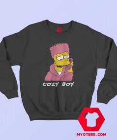 Funny Bart Simpson Cozy Boy Unisex Sweatshirt