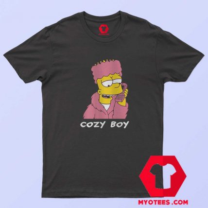 Funny Bart Simpson Cozy Boy Unisex T Shirt