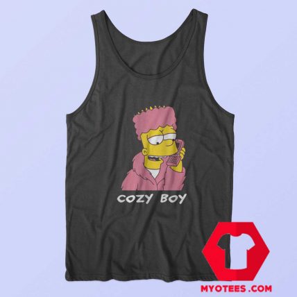 Funny Bart Simpson Cozy Boy Unisex Tank Top