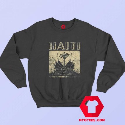 Haiti 1804 Haitian Flag Vintage Unisex Sweatshirt