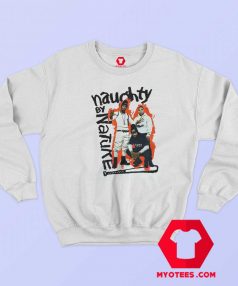 Naughty by Nature Blue Vintage Retro Sweatshirt