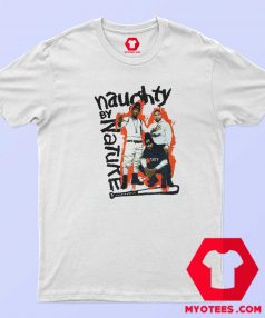 Naughty by Nature Blue Vintage Retro T Shirt