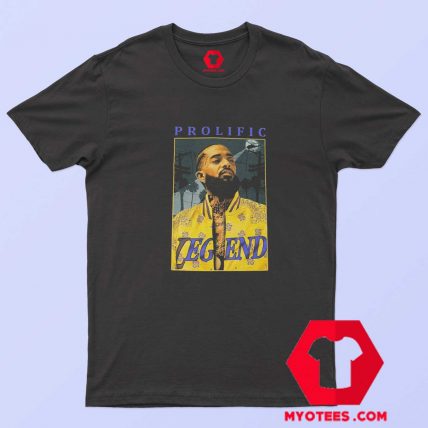 Nipsey Hussle Prolific Legend Hip Hop Rap T Shirt