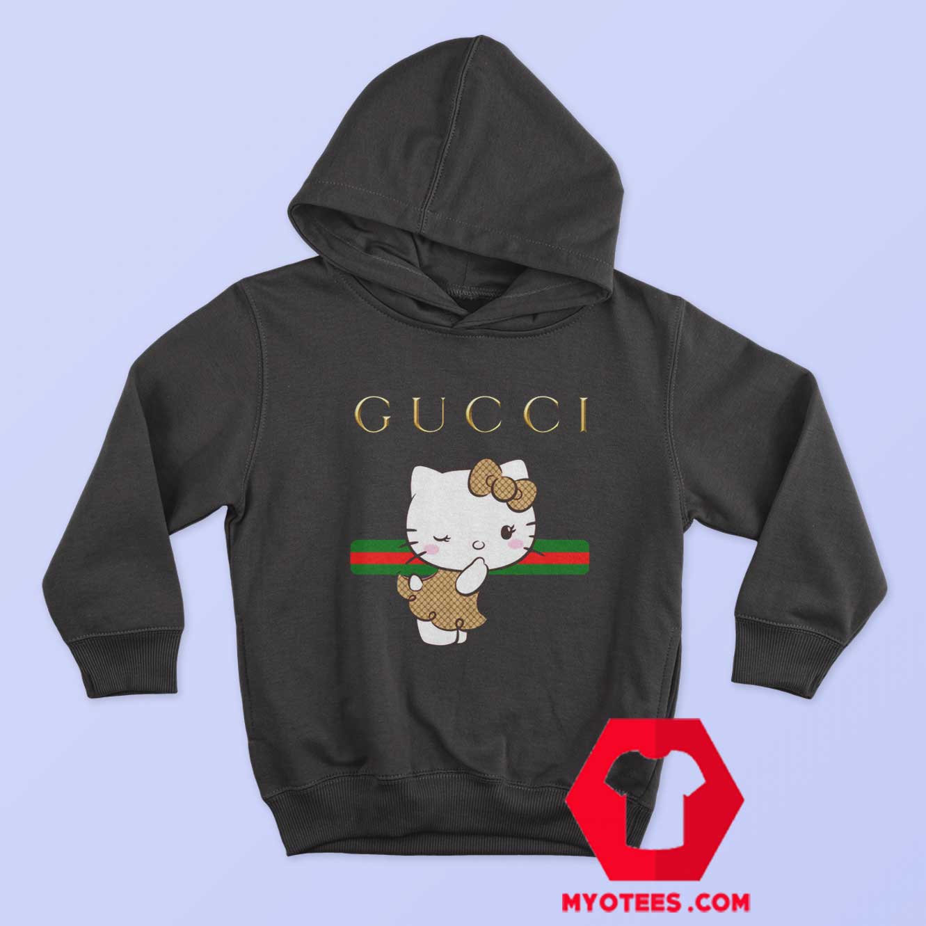 Find Outfit Hello Kitty Gucci Stripe Sweatshirt for Today 
