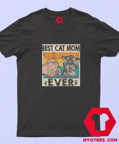 Retro Best Cat Mom Ever Meme Unisex T Shirt