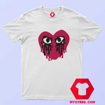 Sad Crying Heart Graphic Unisex T Shirt