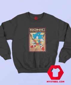 Sonic The Hedgehog Cartoon Poster Sweatshirt