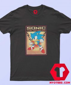 Sonic The Hedgehog Cartoon Poster T Shirt