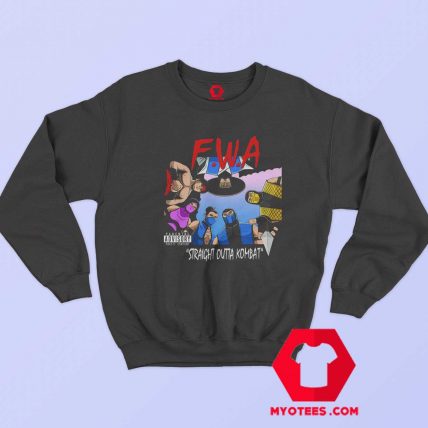 Straight Outta Kombat Mortal Kombat Parody Sweatshirt