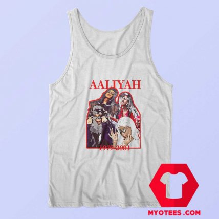 Vintage Aaliyah 1979 2001 Grpahic Unisex Tank Top