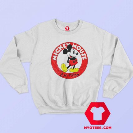 Vintage Mickey Mouse est 1928 Unisex Sweatshirt